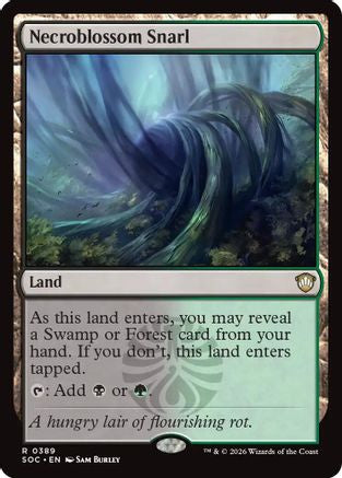 Necroblossom Snarl [Secrets of Strixhaven Commander]