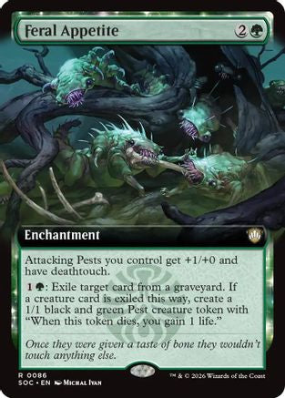 Feral Appetite (Extended Art) [Secrets of Strixhaven Commander]