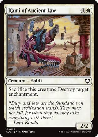 Kami of Ancient Law [Secrets of Strixhaven Commander]