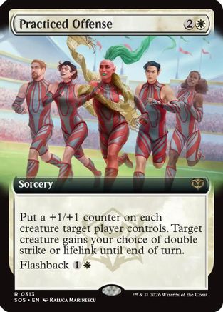 Practiced Offense (Extended Art) [Secrets of Strixhaven]