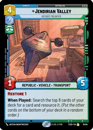Jendirian Valley - Refugee Freighter (18/84) - Twin Suns