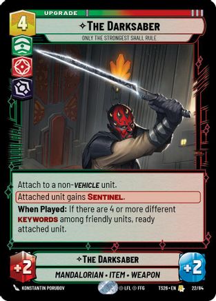 The Darksaber - Only the Strongest Shall Rule (22/84) - Twin Suns