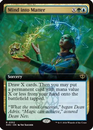Mind into Matter (Extended Art) [Secrets of Strixhaven]