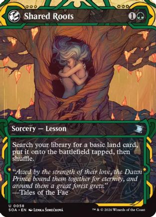Shared Roots (SOA-058) - Secrets of Strixhaven: Mystical Archive Foil