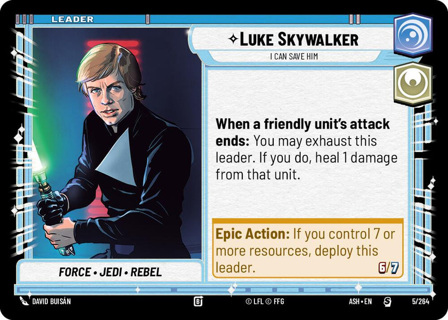 Luke Skywalker - I Can Save Him (5/264) (5/264) [Ashes of the Empire]