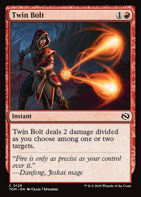 Twin Bolt (TDM 128) [Tarkir: Dragonstorm]