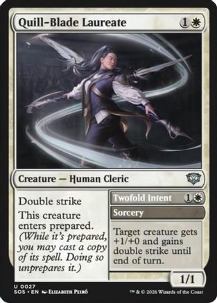 Quill-Blade Laureate (SOS-027) - Secrets of Strixhaven Foil