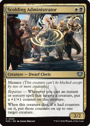 Scolding Administrator [Secrets of Strixhaven]