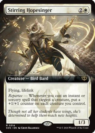 Stirring Hopesinger (Extended Art) [Secrets of Strixhaven]
