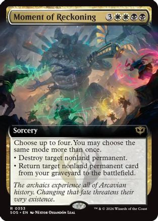 Moment of Reckoning (Extended Art) [Secrets of Strixhaven]