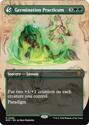 Germination Practicum (Borderless) (SOS-296) - Secrets of Strixhaven Foil