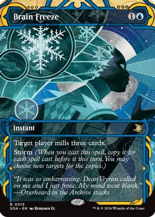Brain Freeze (SOA-013) - Secrets of Strixhaven: Mystical Archive
