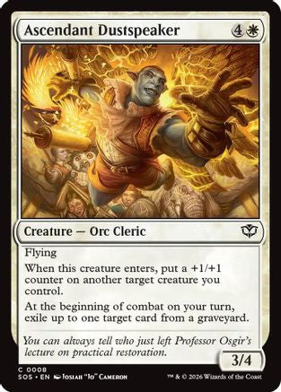 Ascendant Dustspeaker [Secrets of Strixhaven]