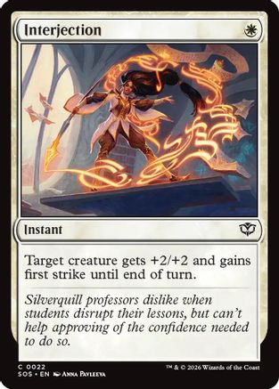 Interjection [Secrets of Strixhaven]