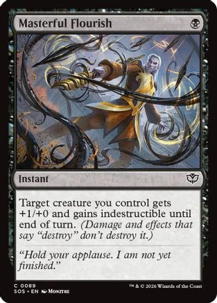 Masterful Flourish (SOS-089) - Secrets of Strixhaven Foil