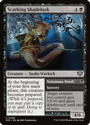 Scathing Shadelock [Secrets of Strixhaven]