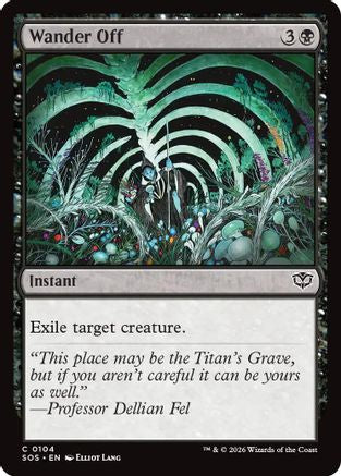 Wander Off (SOS-104) - Secrets of Strixhaven Foil