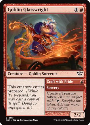 Goblin Glasswright (SOS-117) - Secrets of Strixhaven Foil
