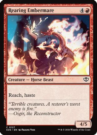 Rearing Embermare [Secrets of Strixhaven]