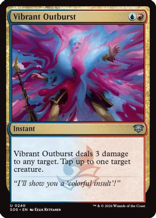 Vibrant Outburst [Secrets of Strixhaven]