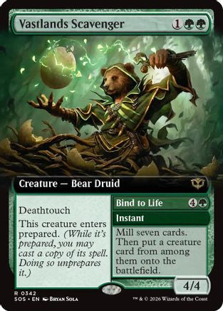 Vastlands Scavenger (Extended Art) [Secrets of Strixhaven]