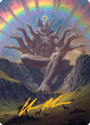 Transcendent Archaic Art Card (Gold-Stamped Signature) (ASSOS-001) - Art Series: Secrets of Strixhaven