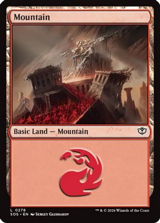 Mountain (0278) (SOS-278) - Secrets of Strixhaven