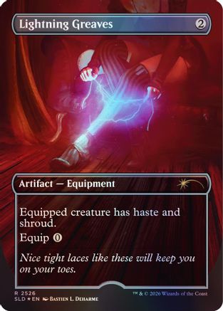 Lightning Greaves (2526) [Secret Lair Drop Series]