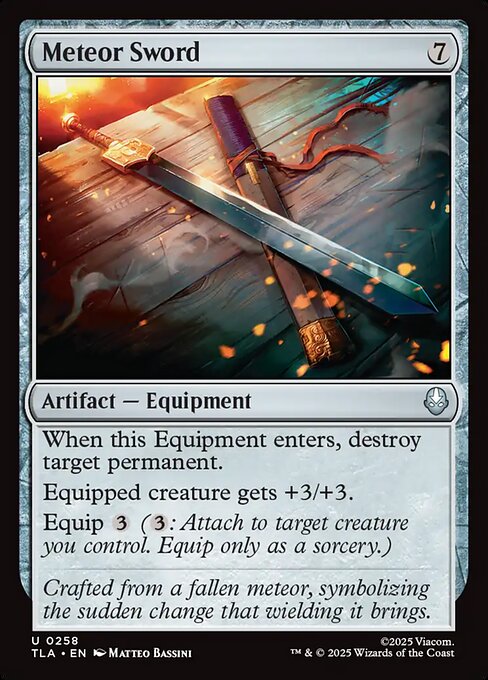 Meteor Sword (TLA 258) [Avatar: The Last Airbender]