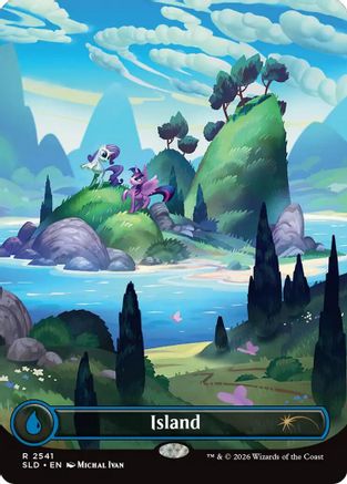 Island (2541) (SLD-2541) - Secret Lair Drop Series Foil