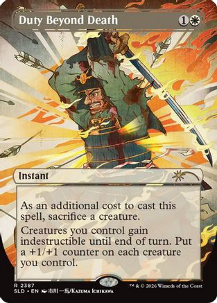 Duty Beyond Death (SLD-2387) - Secret Lair Drop Series Foil