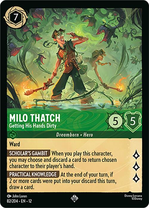 Milo Thatch - Getting His Hands Dirty (82/204) [Wilds Unknown]