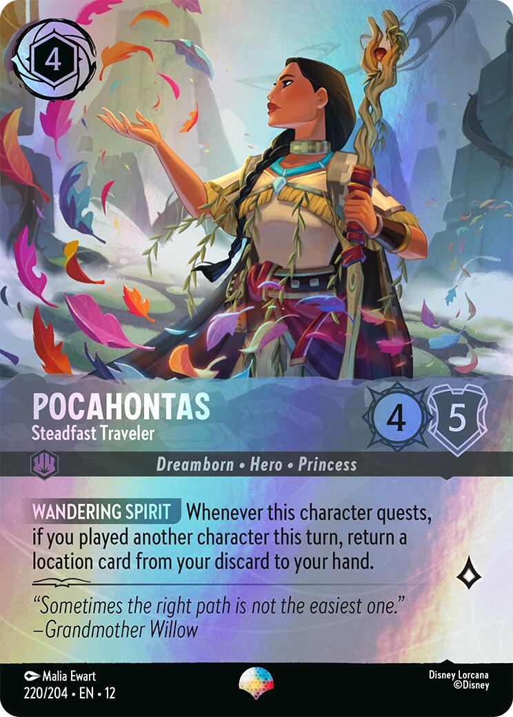 Pocahontas - Steadfast Traveler (Epic) (220/204) [Wilds Unknown]