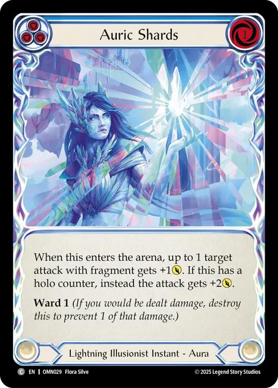 Auric Shards (Blue) [OMN029] (Omens of the Third Age)