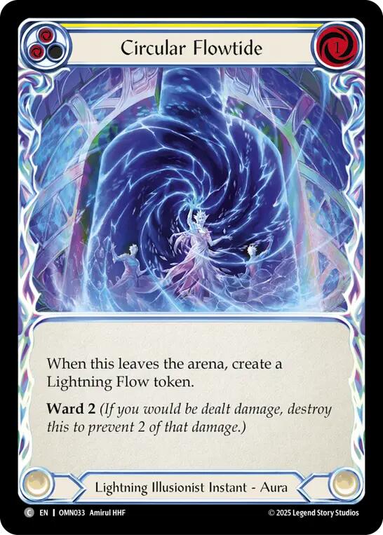 Circular Flowtide [OMN033] (Omens of the Third Age)  Cold Foil