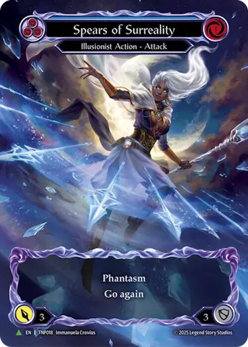 Spears of Surreality (Blue) (Marvel) [TNP018] (Promo)  Rainbow Foil