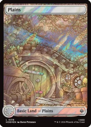 Plains (0318) (Surge Foil) [The Hobbit]