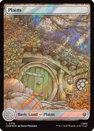 Plains (0319) (Surge Foil) [The Hobbit]
