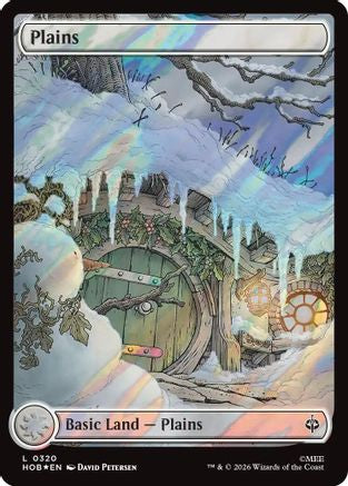 Plains (0320) (Surge Foil) [The Hobbit]