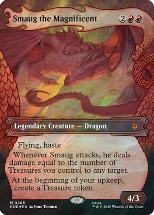 Smaug the Magnificent (Showcase) (Surge Foil) [The Hobbit]