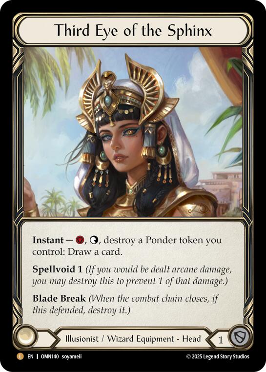 Third Eye of the Sphinx [OMN140] (Omens of the Third Age)  Rainbow Foil
