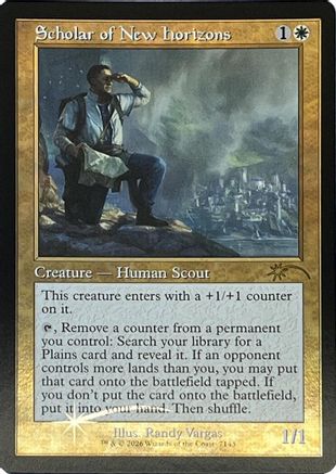 Scholar of New Horizons (Retro Frame) (SLD-7143) - Secret Lair Drop Series Foil
