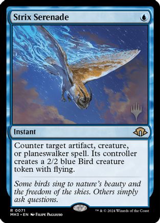 Strix Serenade (PPSOS-071) - Promo Pack: Secrets of Strixhaven Foil