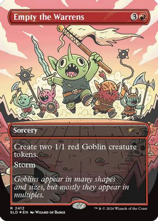 Empty the Warrens (SLD-2412) - Secret Lair Drop Series Foil