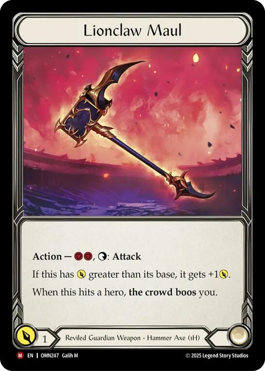 Lionclaw Maul [OMN247] (Omens of the Third Age)