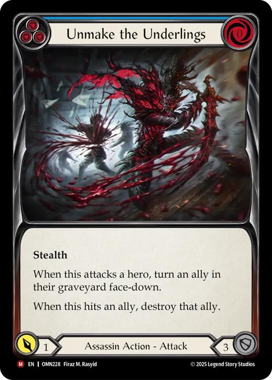 Unmake the Underlings [OMN228] (Omens of the Third Age)  Rainbow Foil