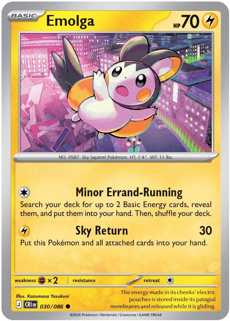 Emolga (030/086) [Mega Evolution: Chaos Rising]
