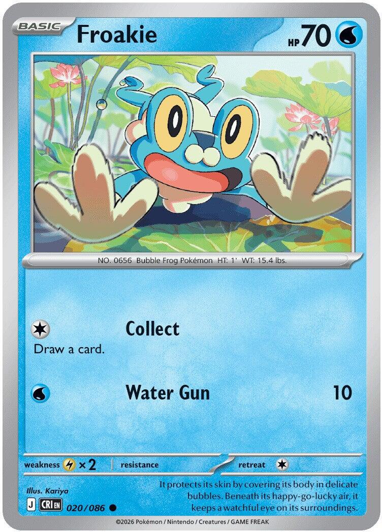 Froakie (020/086) [Mega Evolution: Chaos Rising]