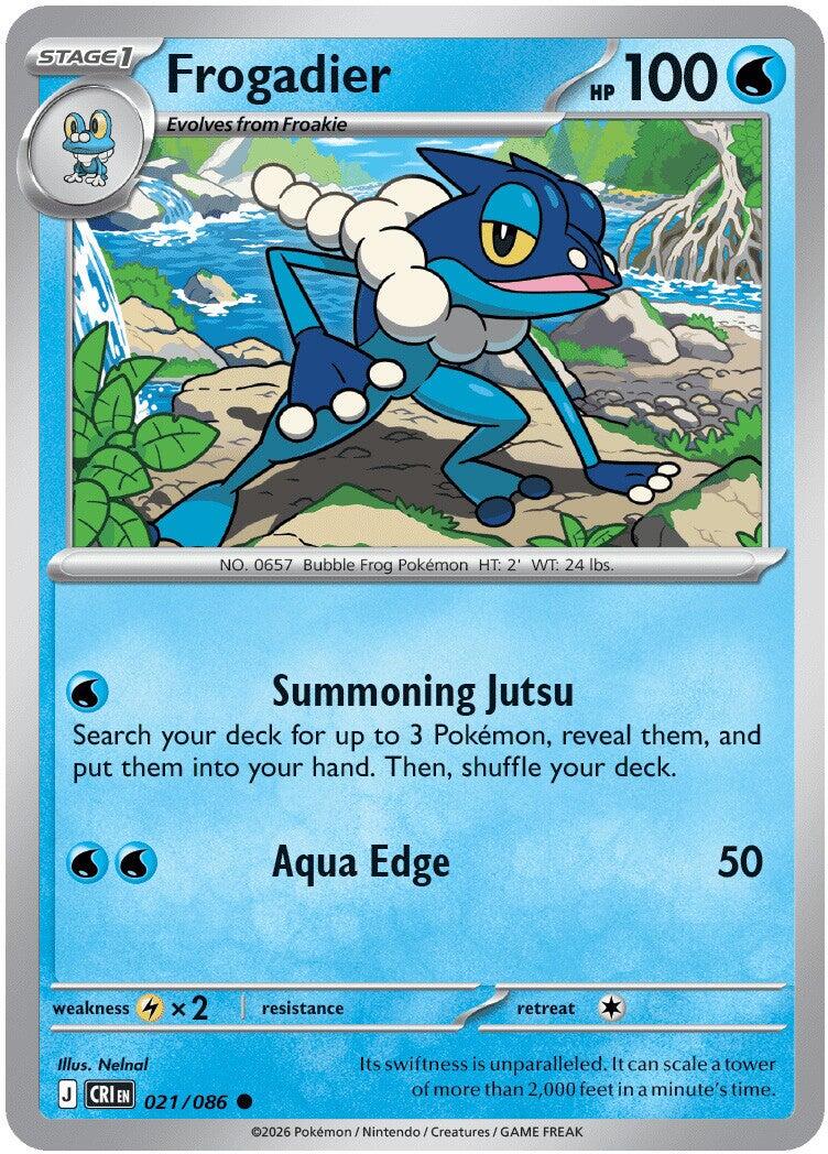 Frogadier (021/086) [Mega Evolution: Chaos Rising]