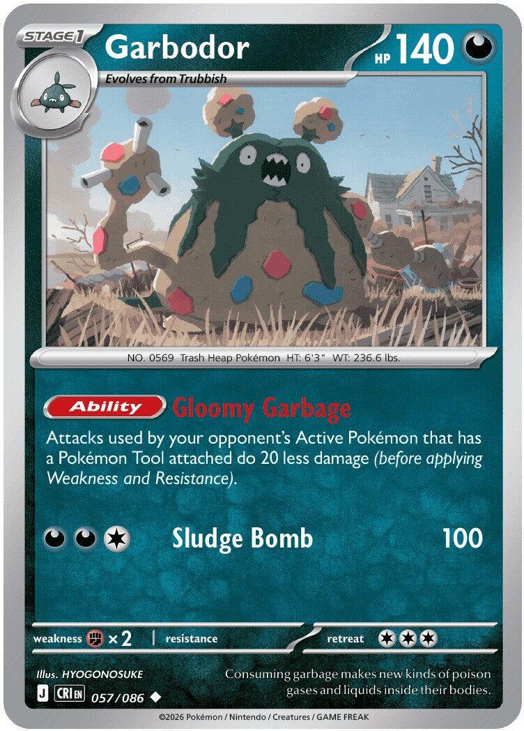 Garbodor (057/086) [Mega Evolution: Chaos Rising]